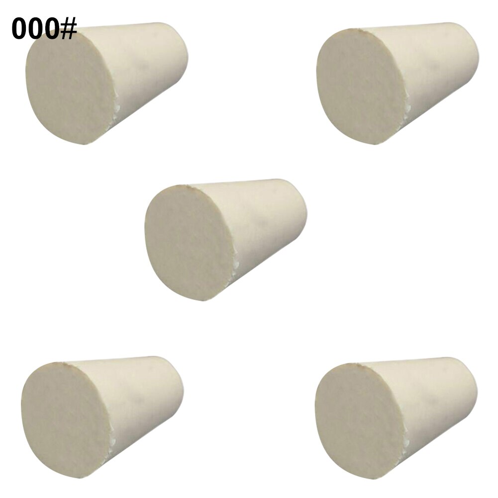 5 stk solide gummipropper propper laboratorieflaske rør forseglet lågpropper er i kemiske eksperimenter brugt til at forsegle udstyr,: 12.5 x 8 x17mm