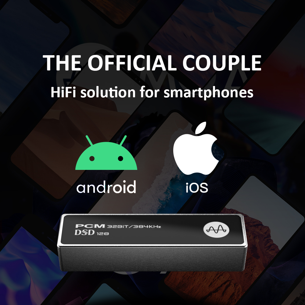 HiBy FC3 portátil MQA 8X Dongle tipo C USB DAC Audio decodificador de alta fidelidad amplificador de auriculares DSD128 3,5 Jack para Android iOS Mac Win10