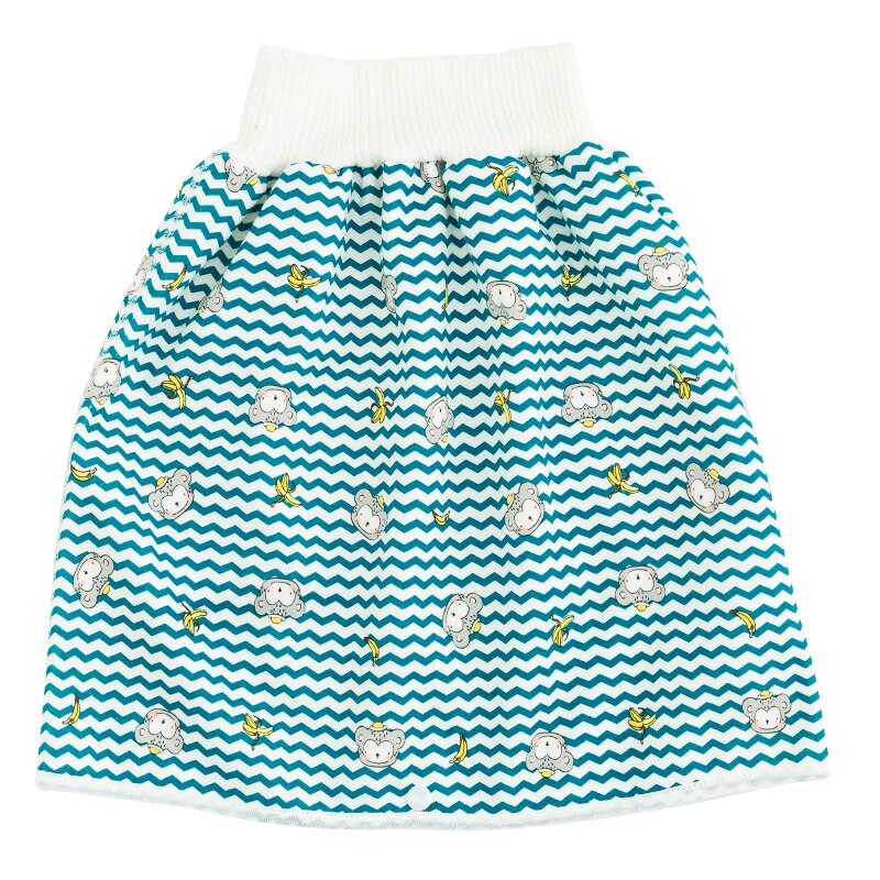 Baby Ausbildung Hosen 2 in 1 Babys freundlicher Windel Wasserdicht Wiederverwendbare Baumwolle Schlauch Röcke Leckage matt Abdeckung Schlafen Bett Kleidung: 5