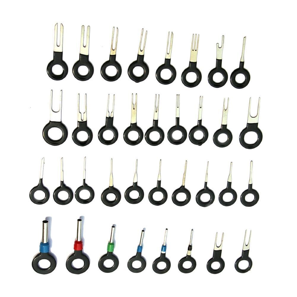 36/18pcs Automotive Plug Terminal Remove Tool Set Key Kit Electrical Crimp Car Pin Extractor Connector Wire Accessories X3B0: 36pcs