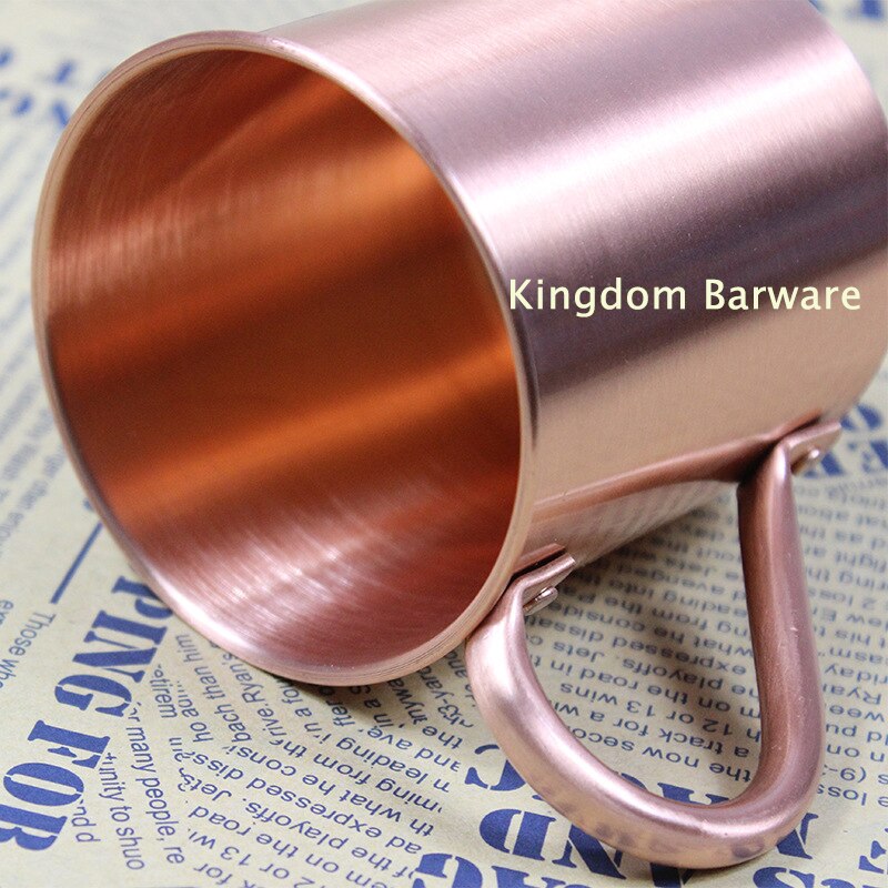 450ml 16.0oz 100%  kobber krus moscow mule holdbare kobberagtige øl krus kaffe krus mælk kop ren kobber kop drinkware