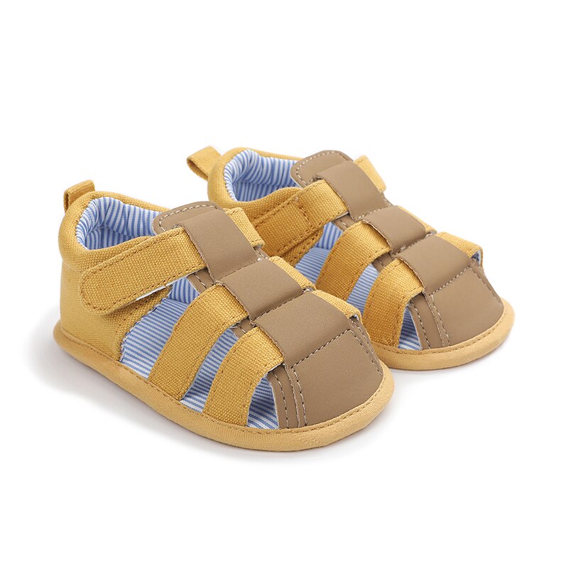 Canvas ademende baby sandalen schoenen zachte zool baby antislip sandalen jongens schoenen: A1 / 13-18 maanden