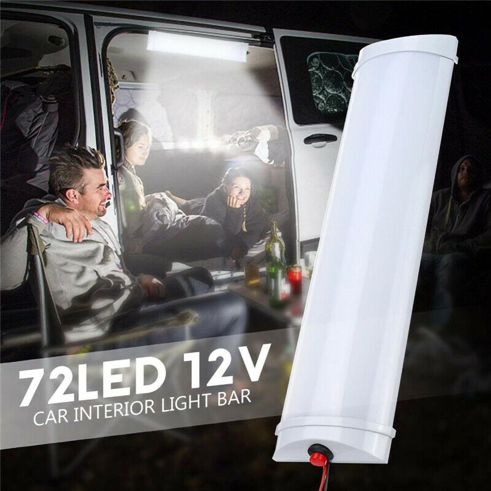 Plafonnier voiture 12V 46 LED Lumière de toit Camper Van
