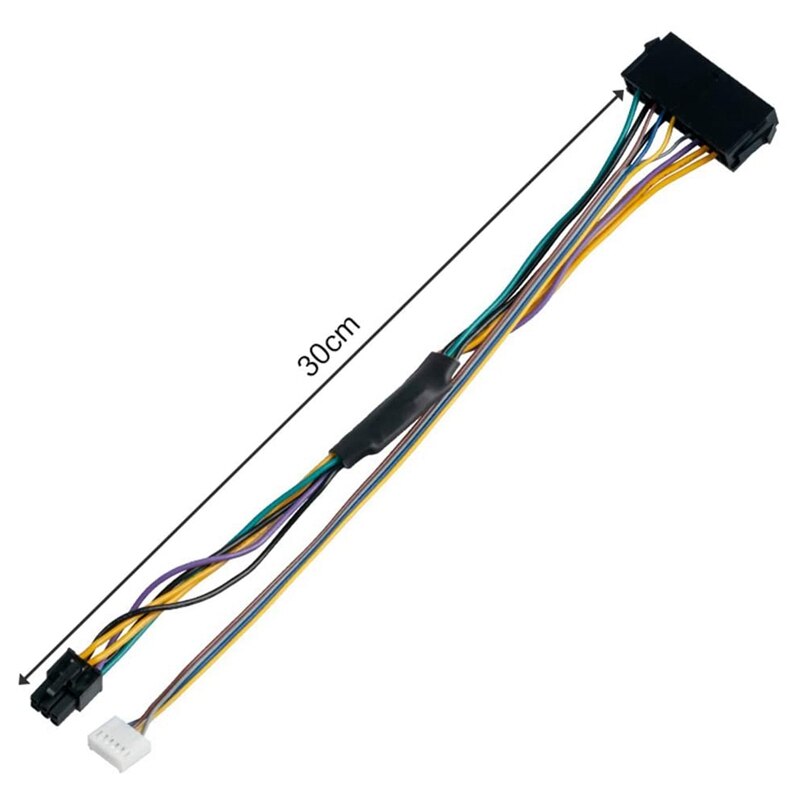 ATX Main 24Pin Female to 6Pin Male 6Pin PCI-E PSU Power Adapter Supply Cable Connector for HP Elite 8100 8200 8300 800G1