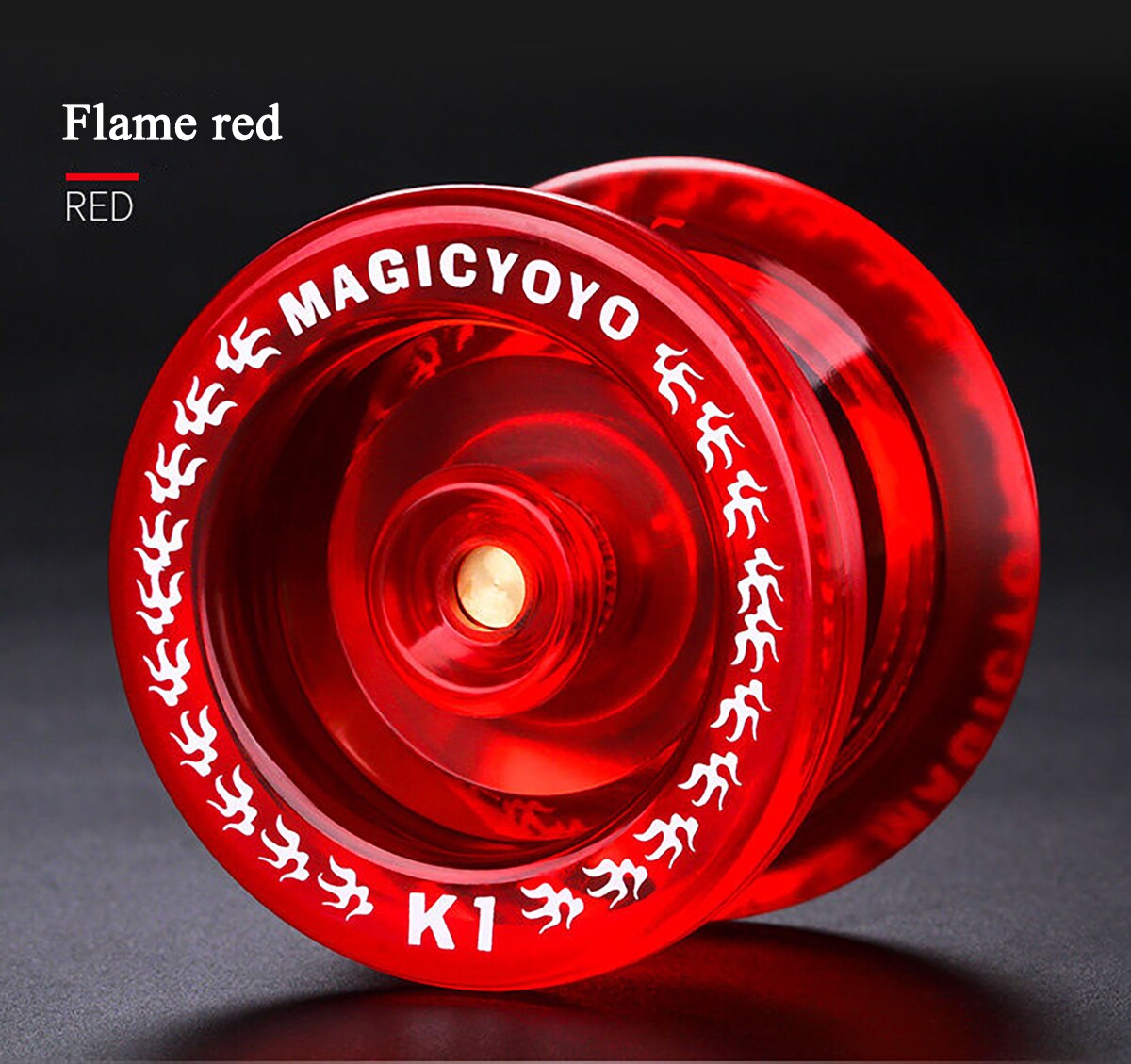Yo-Yo magique en plastique pour enfant, véritable Yoyo K1 D1, jouets classiques pour novices, jeu spécial d'entrée de gamme: GRIS