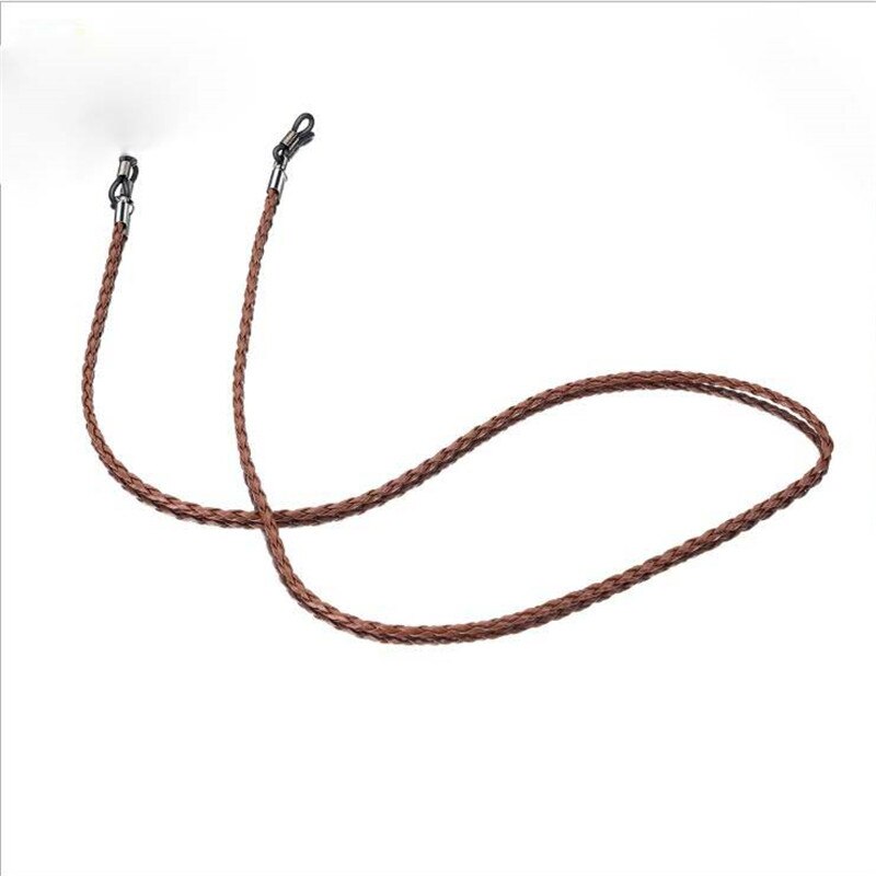 Pu leren brillen, brillenketting, kettingkoord voor sportveiligheid, zonnebrillenkettinghouder, koordriem, brillenaccessoires