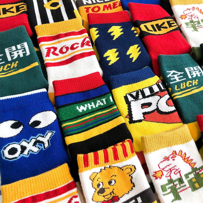 3-12y enfants hiver chaussettes chaudes en laine pour l'hiver garçons bébé fille chaude thermique longues chaussettes en éponge animaux mignons