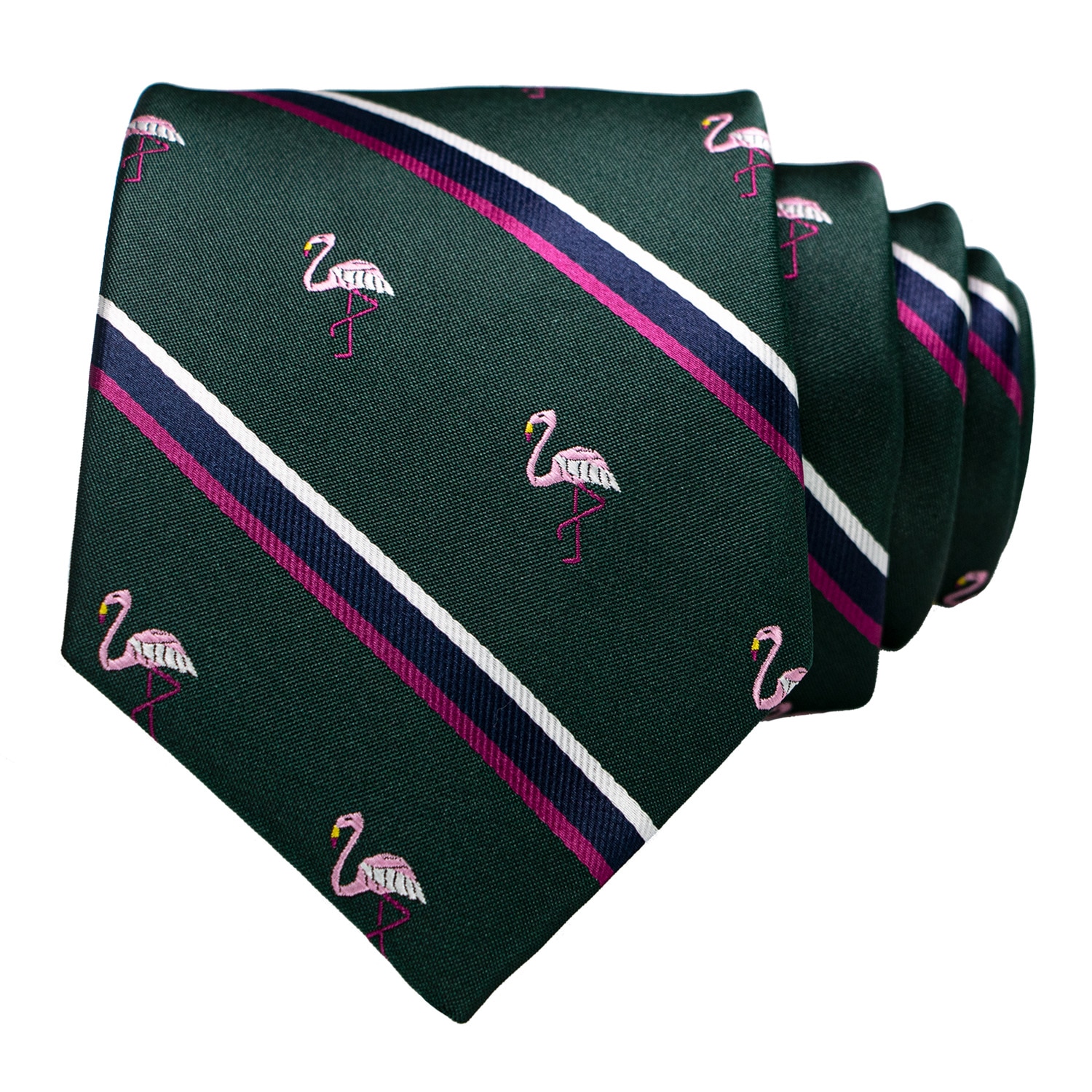 Dier Tie Voor Mannen Zijde Geweven Stropdas Dinosaurus Slak Vos Flamingo Jacquard Party Wedding Gravata Ties