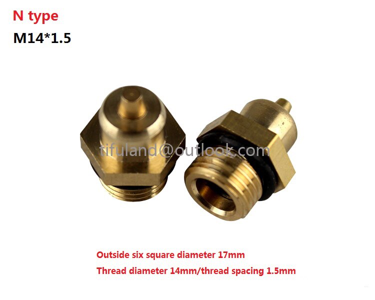 Inflatable Shaft Inflation Nozzle Pneumatic Shaft Nozzle Air Shaft Nozzle Air Expanding Shaft Valve: N type