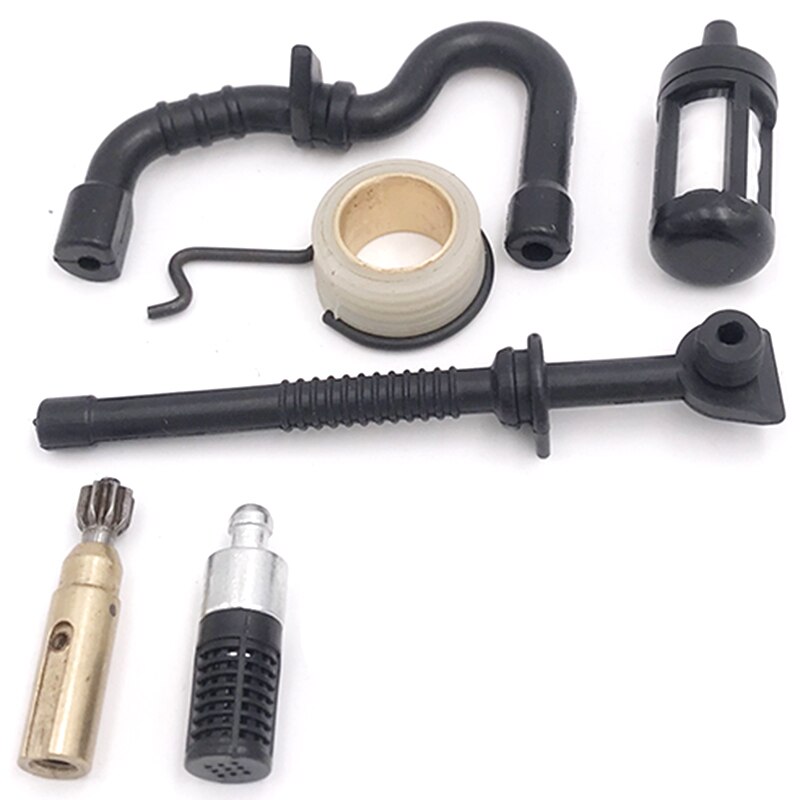 Oljepumpe snekkedrev drivstoffoljefilter slangesett for stihl  ms 180 170 ms180 ms170 018 017 motorsag deler 11236407102