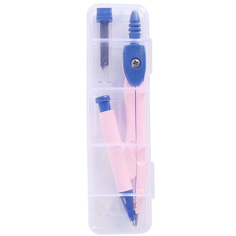 Drawing Compasses School Math Geometry Set Student Stationery with Lead Core Office School Supplies Drafting Tool