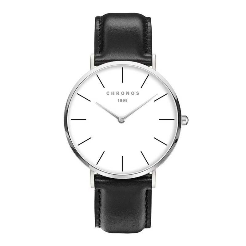 CHRONOS Horloges Mannen Mode Unisex Horloge Quartz Horloge Heren Rose Goud Mannelijke Klok Relogio Masculino: CH 0220
