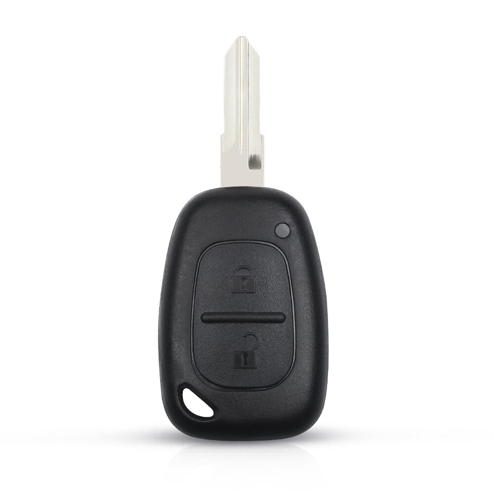 Dandkey 2 Button Remote Car Key Shell Cover Fob Case For Vauxhall Opel Vivaro For Renault Movano Trafic Kangoo Blank Uncut Blade: With Blade VAC102