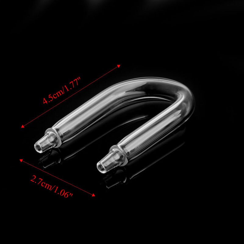 Aquarium Co2 System Diffuser Check Valve U Shaped Glass Tube Bend Accessory DIY