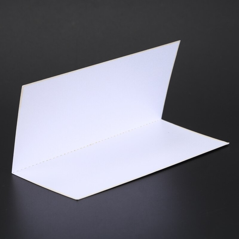 100 Blank Table Name Place Cards, Many Colours - White, Party, Wedding