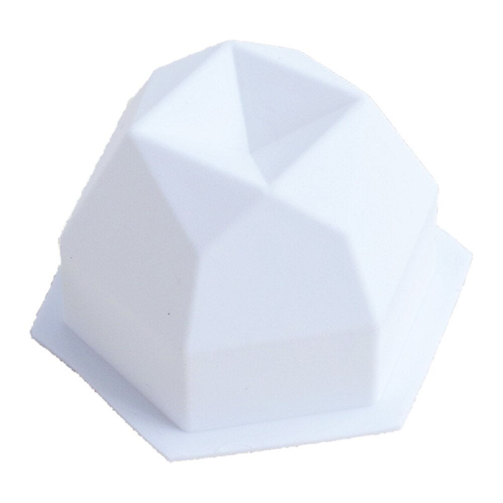 Huit faces multilatérales diamant visage Cube bougie à bricoler soi-même moule à la main aromathérapie bougie Silicone moule