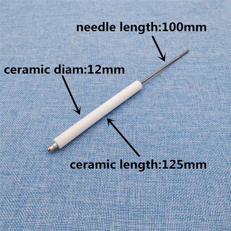 Oil Boiler Burner Ignition Needle Pulse Stove Ceramic Ignition Needle Diesel Methanol Burner Electrode: Light yellow