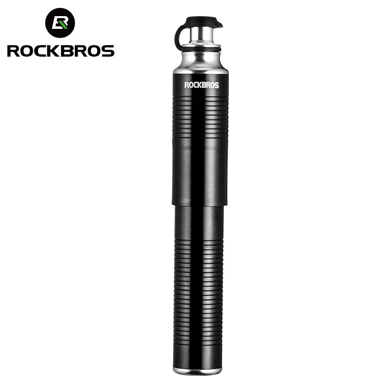 Rockbros Fiets Pomp Mini Draagbare 110 Psi Druk Aluminium Voor Mtb Luchtpomp Fietsen Tire Inflator Fiets Accessoires