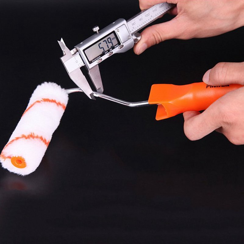 10Pcs/set Roller Brush Household DIY Handle Wall Painting 105MM Simple Installation Renovation Tool Polyester Fiber Roller Brush