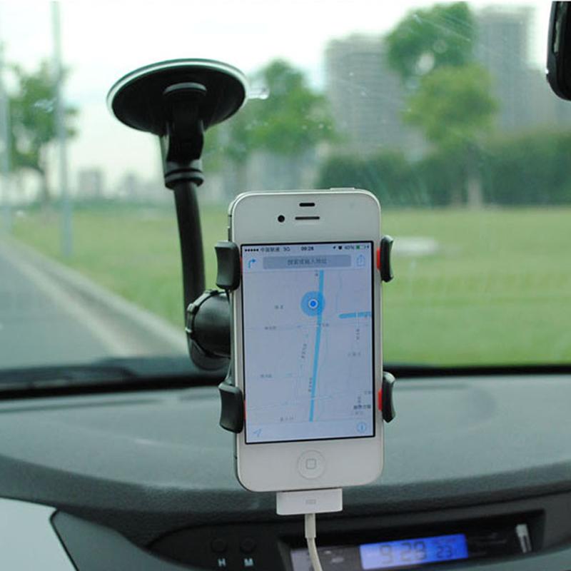 soporte para reposacabezas de asiento trasero de coche, soporte de rotación 360 para teléfono móvil, soporte de Clip Flexible para brazos largos