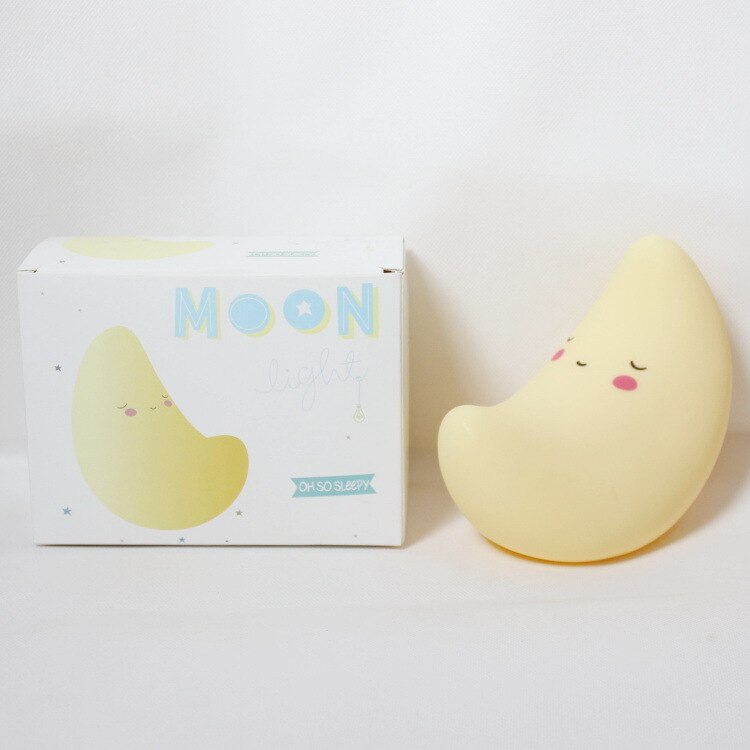 Wolken Zon Maan Sterren Eenhoorn Nachtlampje Kinderen Babyvoeding Decoratie Nachtlampje Soft Toy Dat Gloeit Gloeiende Pop: B