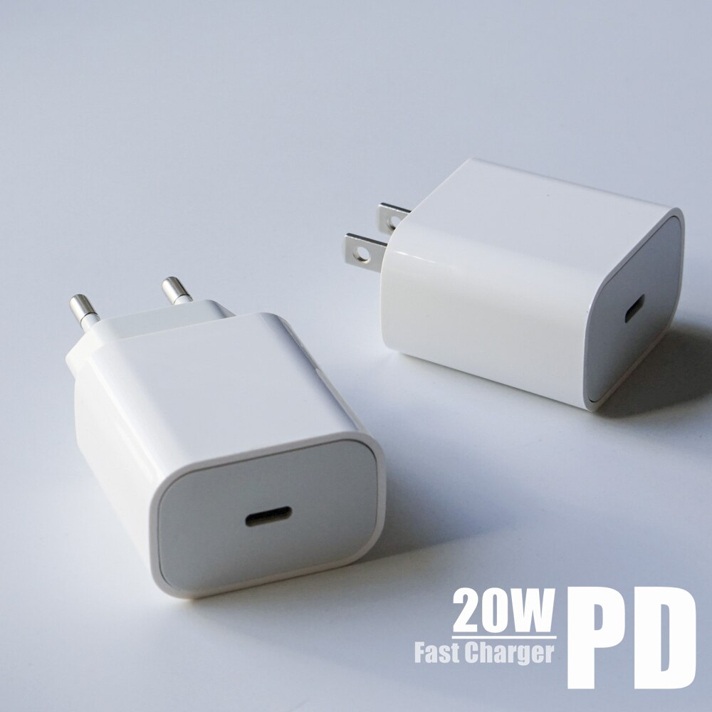 20W 18W Pd Charger Qc 3.0 4.0 Snel Opladen Adapter Muur Travel Charger Voor Iphone 12 Mini Pro max 11 Xs X Usb C Voor Xr X SE2 8P