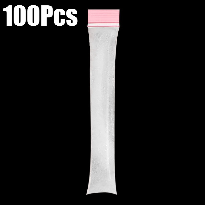 50/100Pcs Disposable Ice Popsicle Mold Bags Kitchen Ice Block Packaging Bag DIY Yogurt Juice Smoothie Bag Mould Tools: Yellow