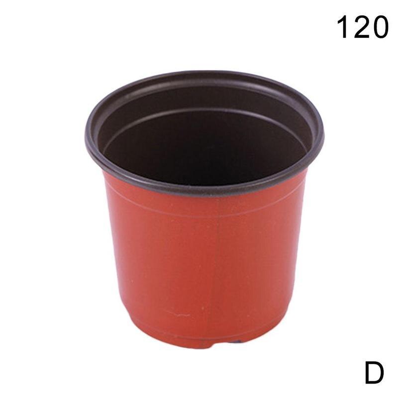 10 stuks eenvoudige kweekpot van plastic, tweekleurig, vetplanten, bloemen, groente, zaailingenbakje voor thuis, tuin, planten, kweekbakken: D 10 stuks