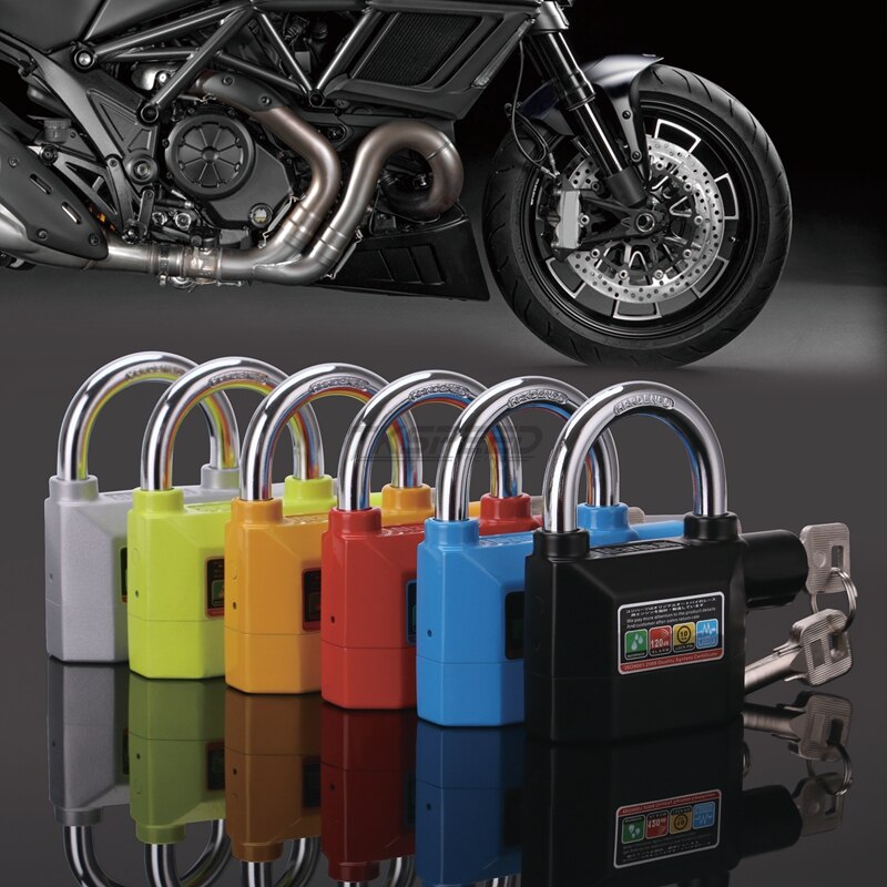 Waterdicht Motorfiets Alarm Lock Anti-diefstal Moto Bike Home Waarschuwing Security Disc Lock Voor Diefstal Bescherming Alarma Moto