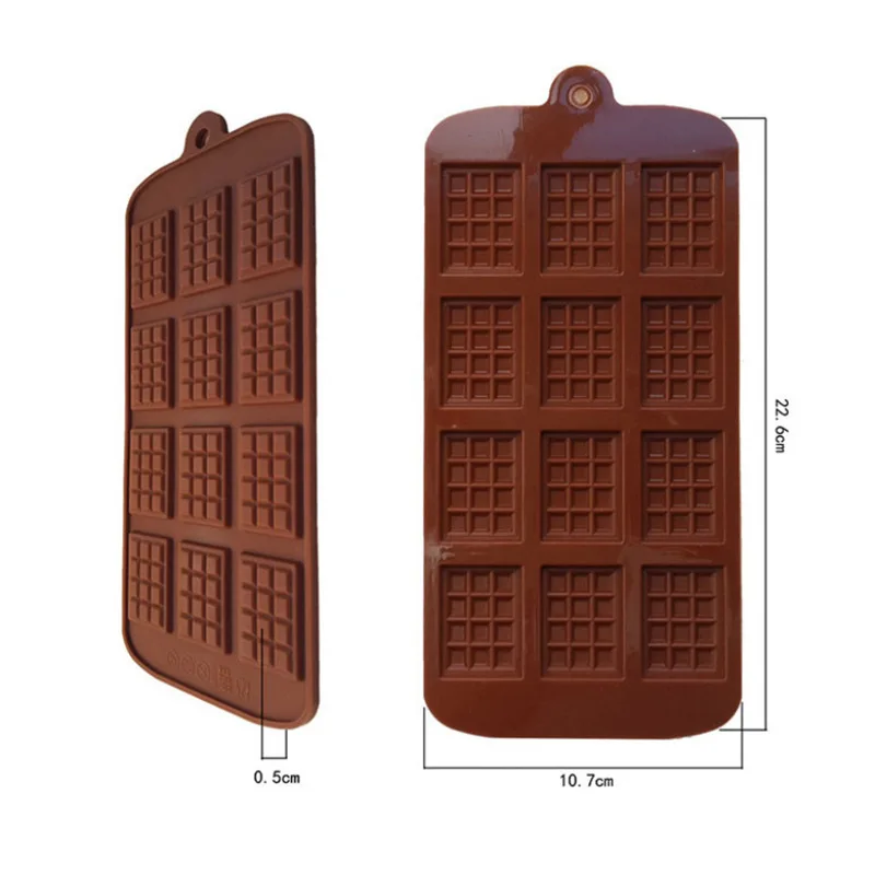 Siliconen Chocolade Wafel Mal Non-Stick Bakvormen Cake Mal Pan Pudding Maker Thuis Keuken Bakken Kookgadget
