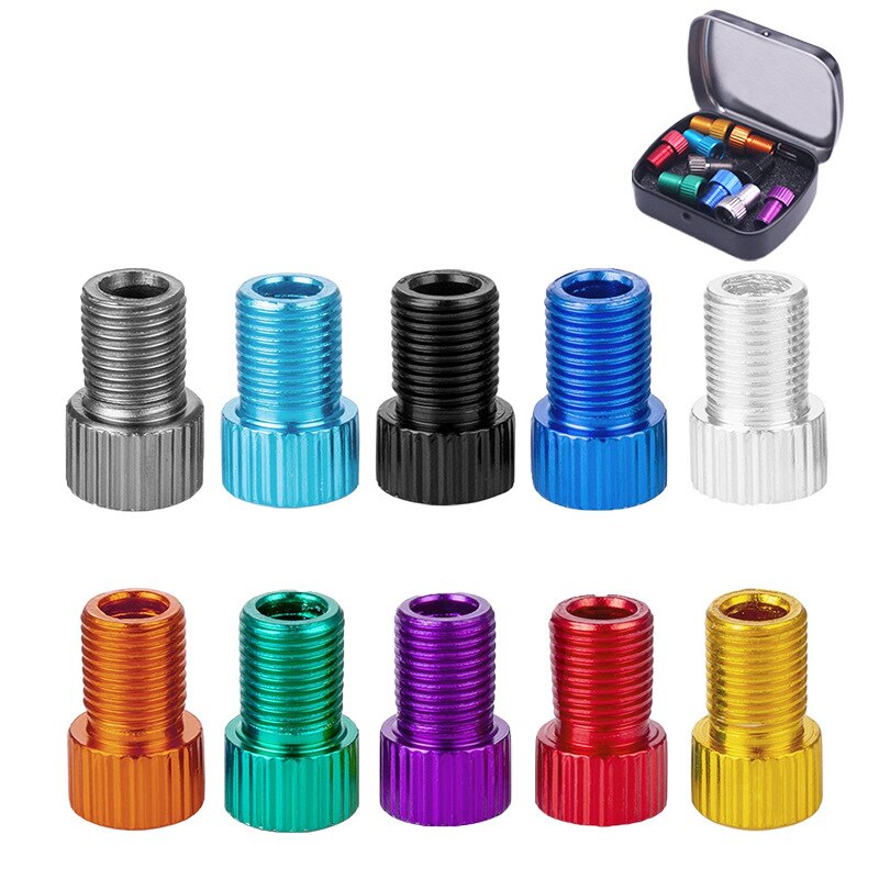 Lot de 10 valves de vélo en alliage d'aluminium - Outil de