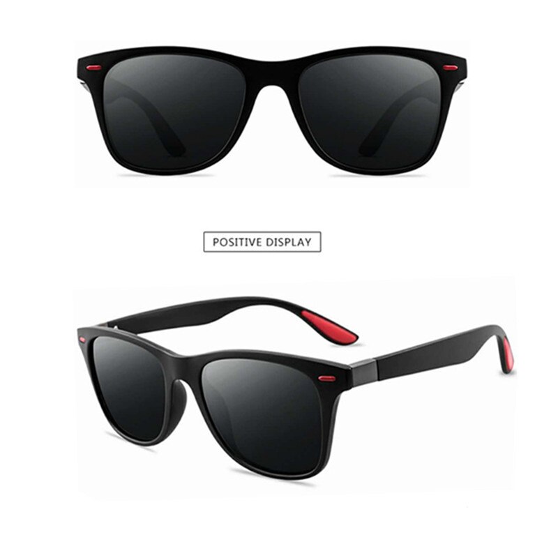 Classic Polarized Sunglasses Men Women Driving Square Frame Sun Glasses Male Goggle UV400 Driver Goggles Sunglasses: A