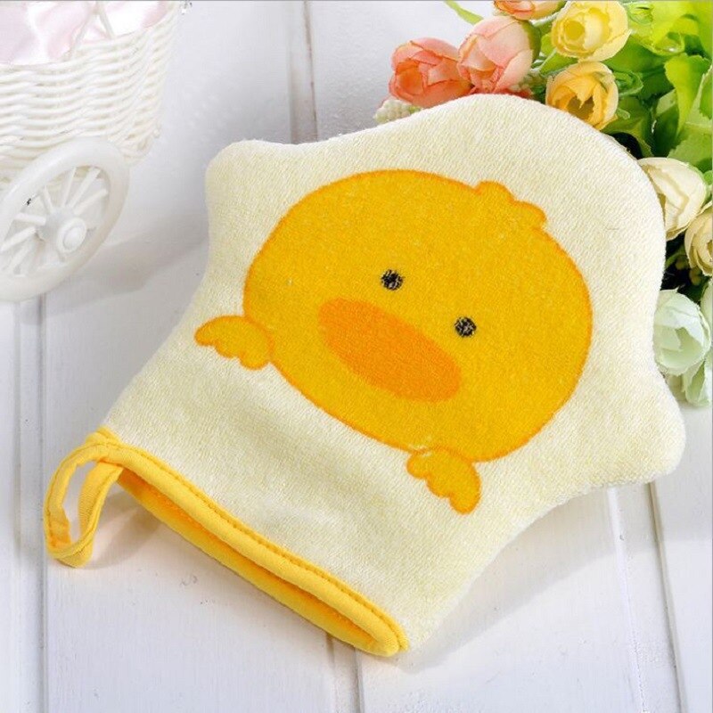 Baby Bath Sponge Brushes Shower Products Comfortable Soft Towel Accessories Infant Children Rub Baby Rubbing Body Wash Cotton: Duck