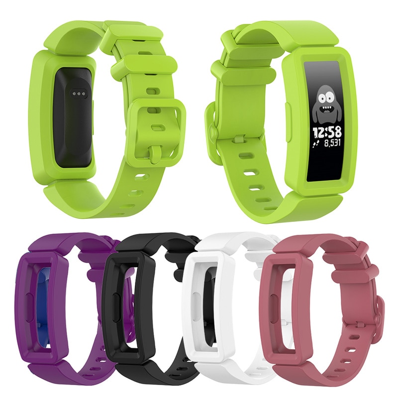 Silicone Wristband Strap Bracelet for Fitbit Inspire / Inspire HR Fitbit Ace 2 ACE2 Smart Watch Replacement Watch Band