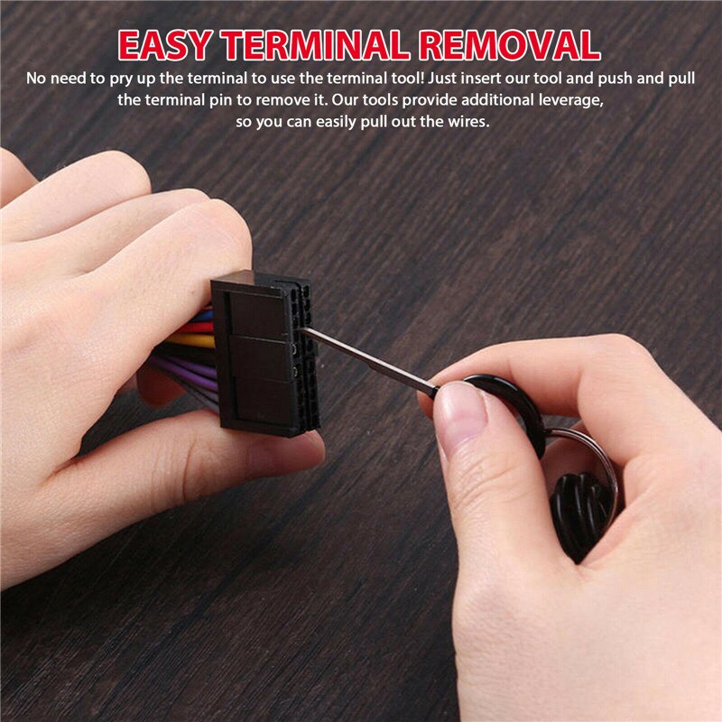 152PCS Automotive Terminal Wire Terminal Removal Tool Car Pin Kit Terminal Ejector Kit Tools Wire Connector Extractor