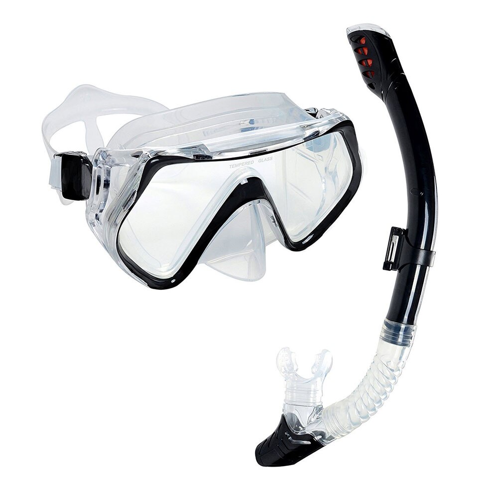Scuba Diving Goggles Mask Snorkel Set Glasses Spearfishing Gear Silicone Swimming Dive Equipment