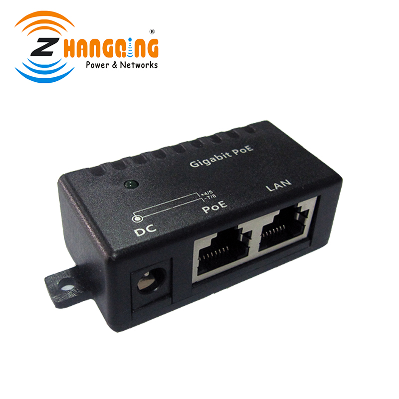 Security PoE patch panel Gigabit PoE injector Wall Mount Network Patch Panel for IP Camera