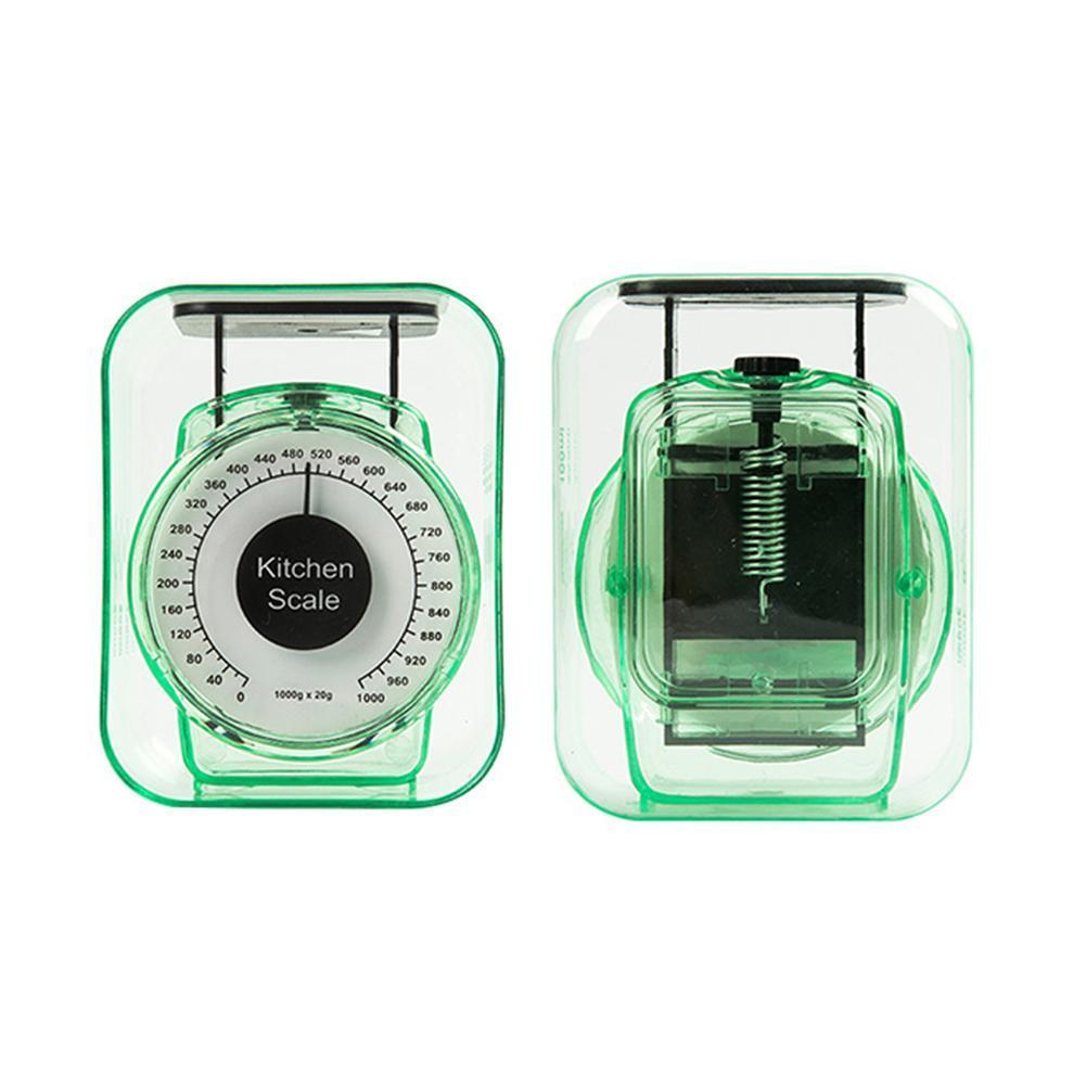 Restaurant Cooking With Easy Reading Spring Scale Tool Portable O2R5 Weighing Mechanical 1kg Kitchen Dial Scale Home Vegeta A7T4