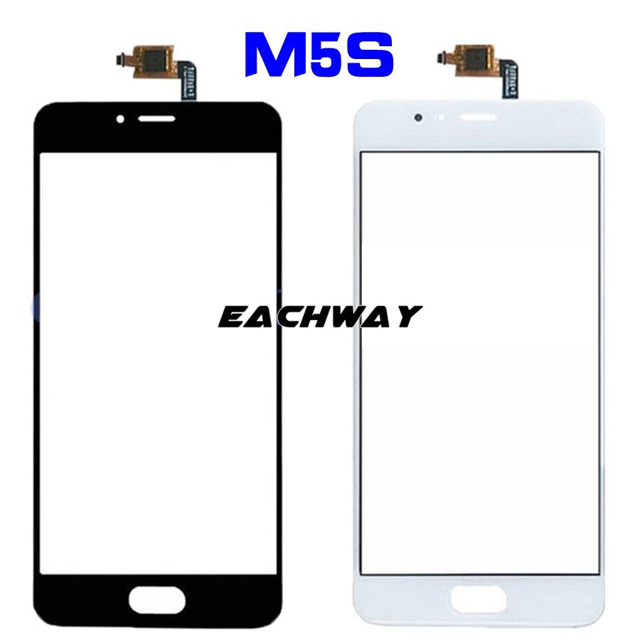 AAA Outer glass panel Meizu M5s Touch Screen Digitizer For Meizu M5 M5 Mini Replacement Parts Meizu M5 Note Sensor Lens
