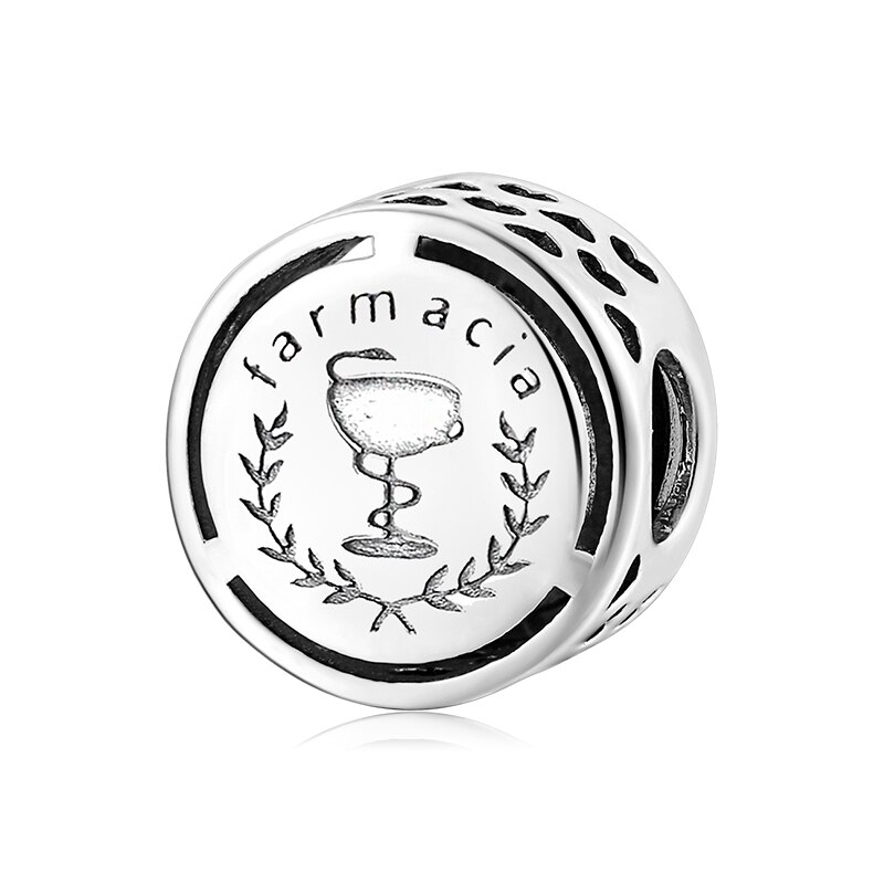 925 Sterling Zilveren Carreira Major Geneeskunde Kralen Fit Originele Armband Sieraden Maken: PC0270