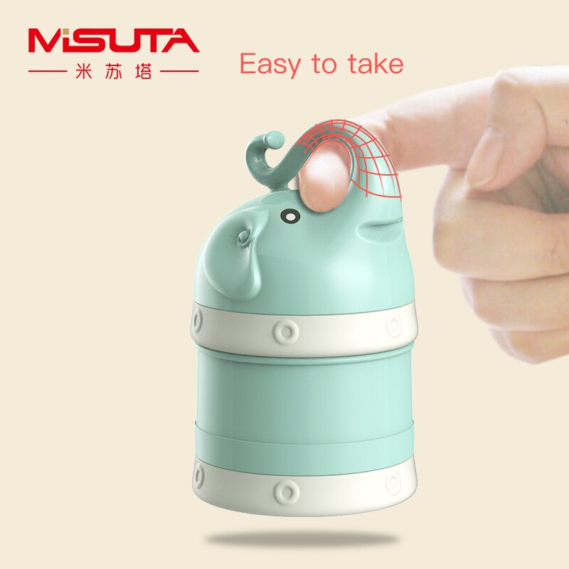 Baby Milk Powder Box Food Storage Snack Box 3 Layers Portable Infant Milk Powder Container