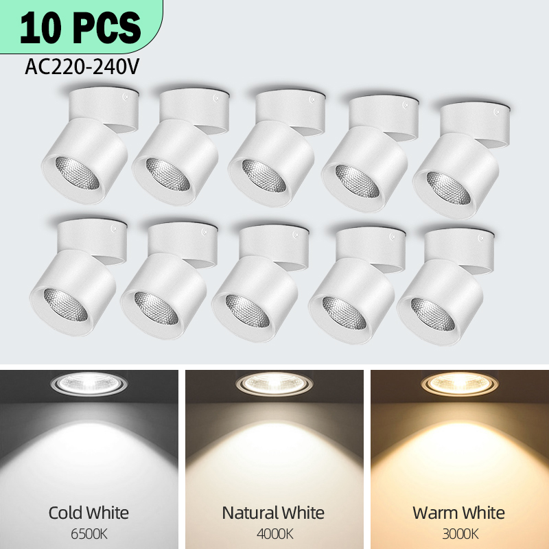 LED Faltbare Scheinwerfer Decke Lampe Downlight 110V 220V Scheinwerfer Unten Wohnkultur Lampe Wohnzimmer Schlafzimmer Beleuchtung leuchte