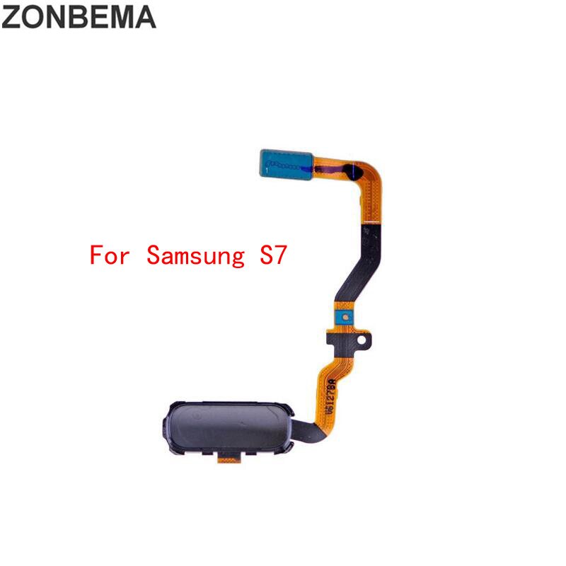 Zonbema Originale Touch Id Sensore di Impronte Digitali di Ritorno a Casa Della Flessione Del Tasto Chiave per Samsung Galaxy S5 S7 Bordo G900 G930 G935