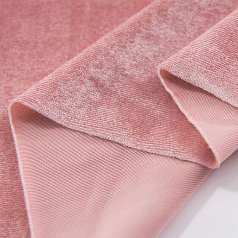 Hoogwaardige Stretch Dikke Koreaanse Fluwelen Fluwelen Stof Dikke Gouden Fluwelen Non-Fleece Kleding Zijde Kleding Fluwelen Stof