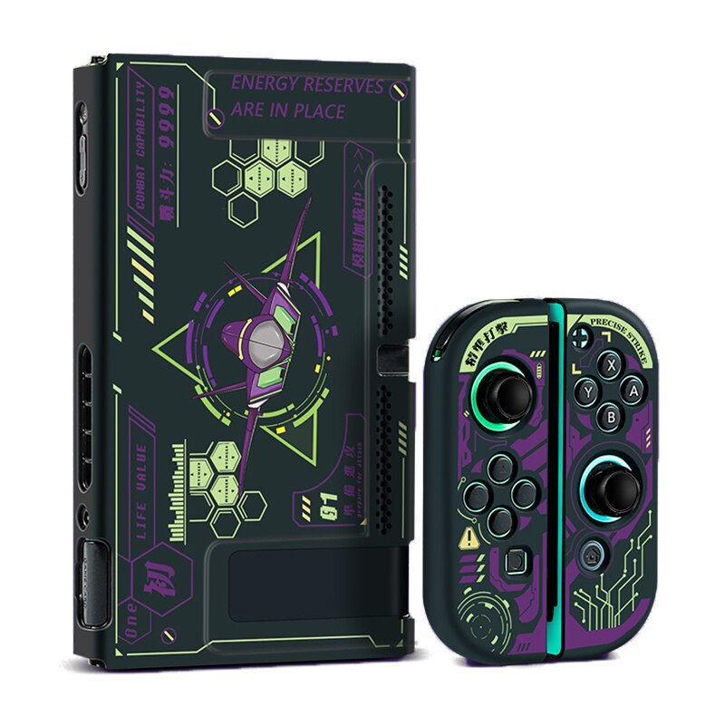 Funda protectora rígida para consola Nintendo, carcasa protectora con cristales para la espalda con cristales, para Monster Hunter RISE: G