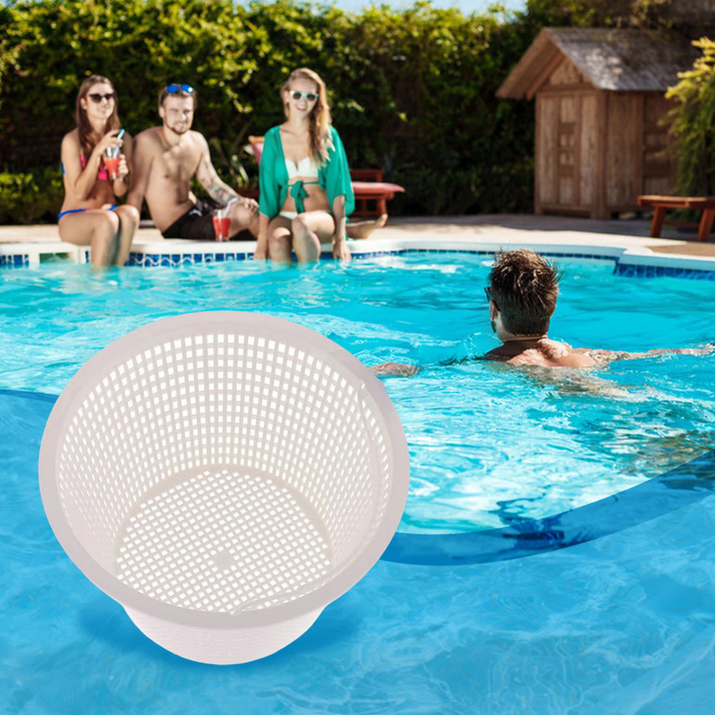 Above Ground Pool Skimmer Basket Not Weighted 8Inch Top 5.5Inch Bottom 5Inch Deep for Swimming Pool Cleaning Tools Accessories