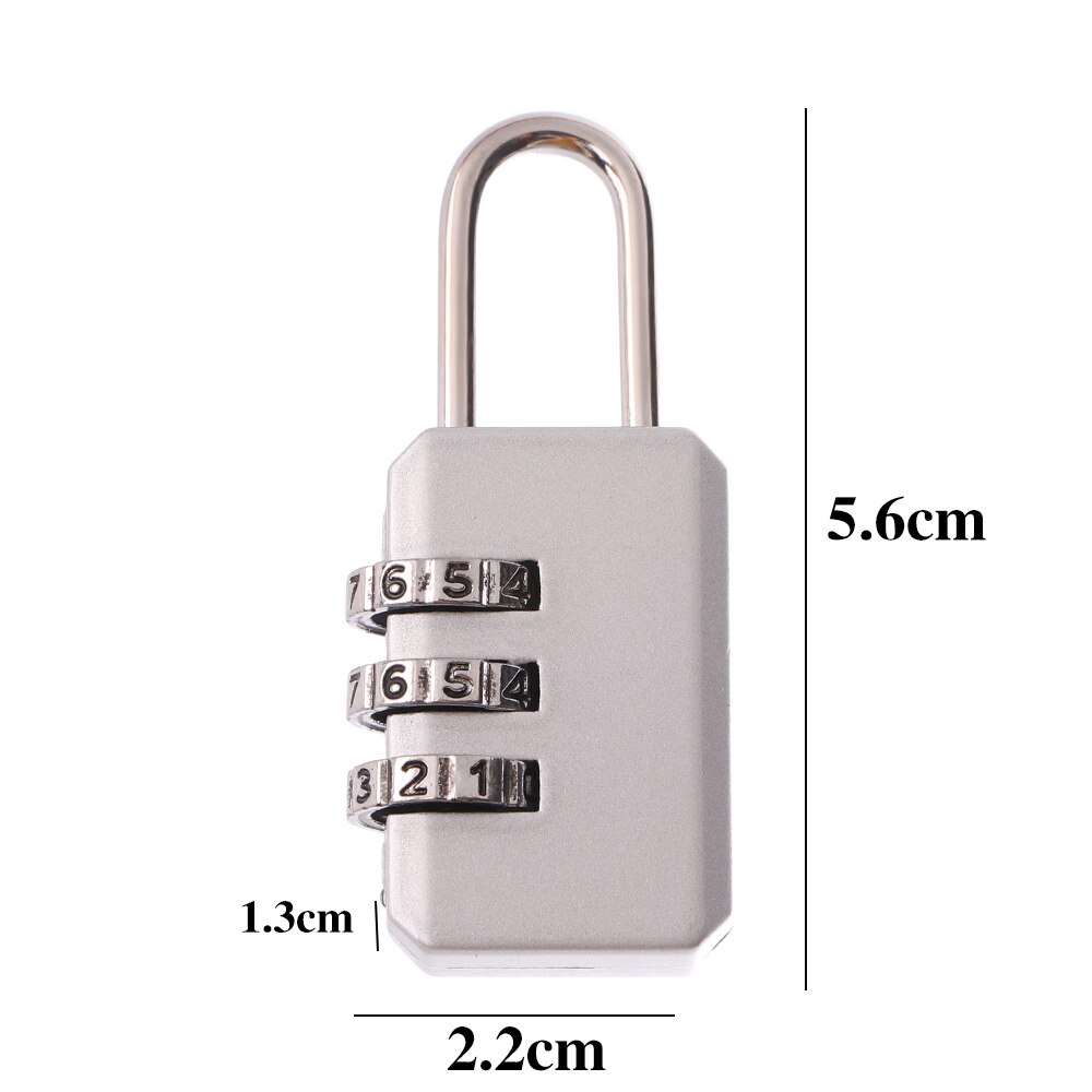 Arrivial Mini 4 Digits Number Password Code Lock Combination Padlock Resettable For Travelling Bag Door