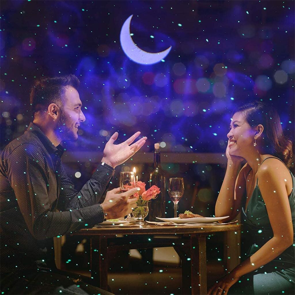 Led Lightful Night Sky Projector Lamp Oceaan Golf Ster Licht Usd 5V 1A Led Sterrenhemel Projectoren Kinderkamer romantische Licht Decor