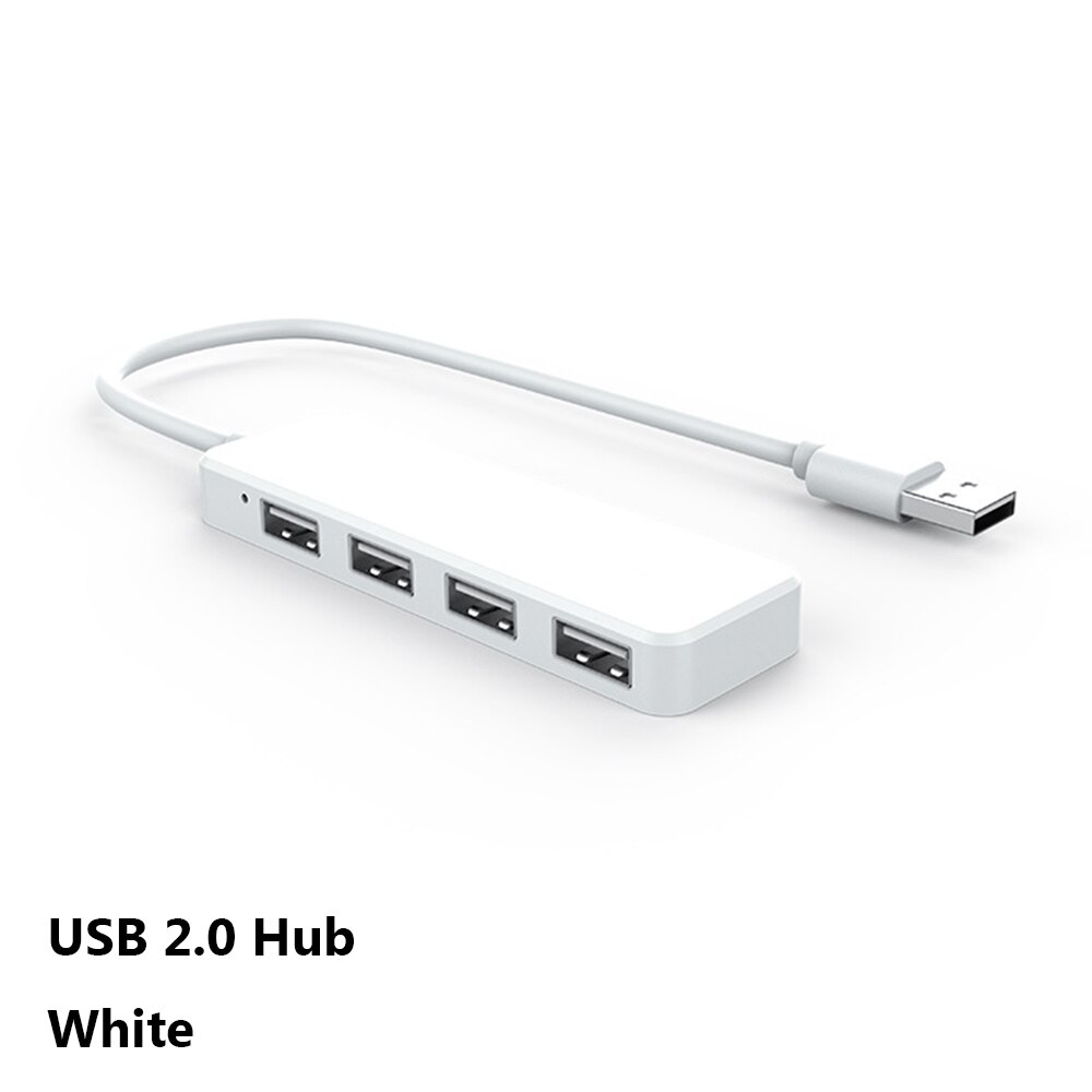 High Speed USB Hub Adapter 4 Ports for PC Laptop Accessories Multi USB 2.0 Splitter Extension Cable For Mouse Keyboard: 1
