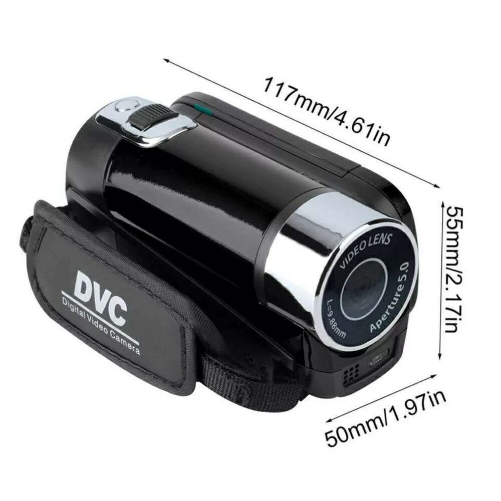 Digital camcorder 720P Full HD 16MP DV Camcorder Digital Video Camera 270 degree Rotation Screen 16X Night Shoot Zoom
